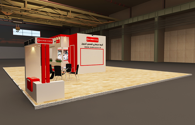 S0003 غرفه نمایشگاه تجهیزات آشپزخانه