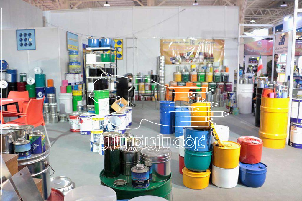 رنگ آمیزی غرفه