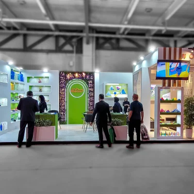 غرفه سازی نمایشگاهی برنده جایزه غرفه سازی برای محصولات صادراتی