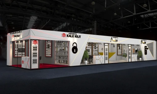 طراحی غرفه یرای نمایشگاه ساختمان