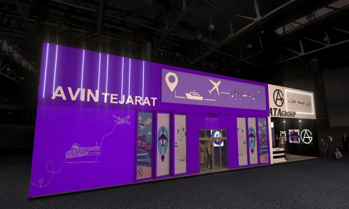 طراحی غرفه با الهام از هویت برند