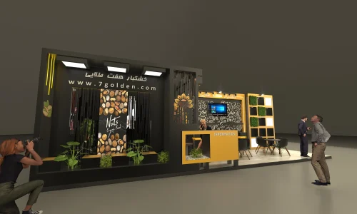 طراحی غرفه نمایشگاهی با جلوه ویژه