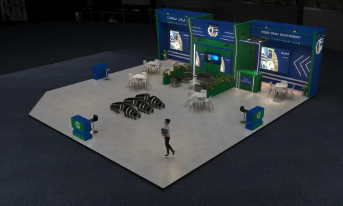 ظراحی غرفه مینیمال