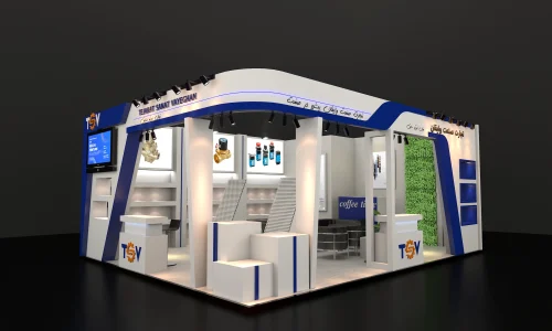 طراحی غرفه نمایشگاهی با خلاقیت