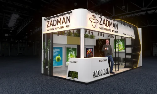 طراحی غرفه خاص برای نمایشگاه مواد غذایی