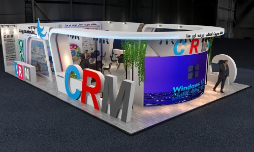 طراحی غرفه با تکنولوژی روز